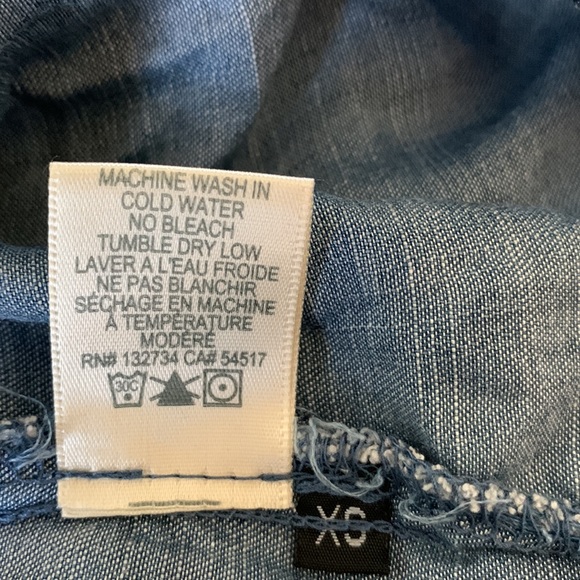 cloth & stone Anthropologie Chambray Shirt Dress Tunic - Picture 10 of 10